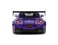 Ein mächtiger Heckspoiler und ein riesiger Diffusor beherrschen die Heckansicht des GT-R