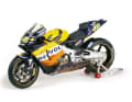 Mit exzellenten Modellen hat Minichamps die Geschichte des Rennfahrers Valentino Rossi nachgezeichnet. Hier die Honda RC211V des Champ von 2002 als Dirty-Version in 1:12, eine 2025er-News ] Foto: Minichamps