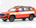 Noch einmal das Thema Feuerwehr. Dieses Foto zeigt den Skoda Kodiaq von 2021 als Feuerwehr-Einsatzfahrzeug aus der Region Hradec Králové als 1:43er ] Foto: Abrex