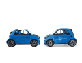 Fast alle Modelle wie der Smart, der Pininfarina-Mercedes oder der Velorex sind 1:43er