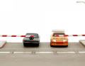 Nein: Brav vor der heruntergelassenen Schranke zu warten, ist weder das Ding von Doms Dodge Charger noch von Brians Toyota Supra
