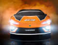 Eine weitere Option des Miniatur-Lamborghini mit Funkfernsteuerung ist seine Beleuchtung mit HEX-Technik ] Foto: Hot Wheels