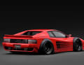 Die fast schon brachialen Proportionen des getunten Ferrari treffen die Entwickler mit überzeugende Präzision ] Foto: Ignition Model