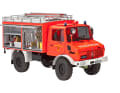 Auch die Dachaufbauten des TLF 8/18 fallen im Maßstab 1:24 beim Unimog-Kit sehr filigran aus