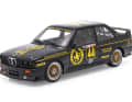Seinen BMW M3 (E30) bringt Werk83
auch noch als Die-Cast-Modell des
Klassensiegers der Division 2 bei
den 1000 Kilometern 1987 im australischen Bathurst in der schwarzen Dekoration der Startnummer 44 von Jim Richards und Tony Longhurst. Ebenfalls für 79,95 Euro.
