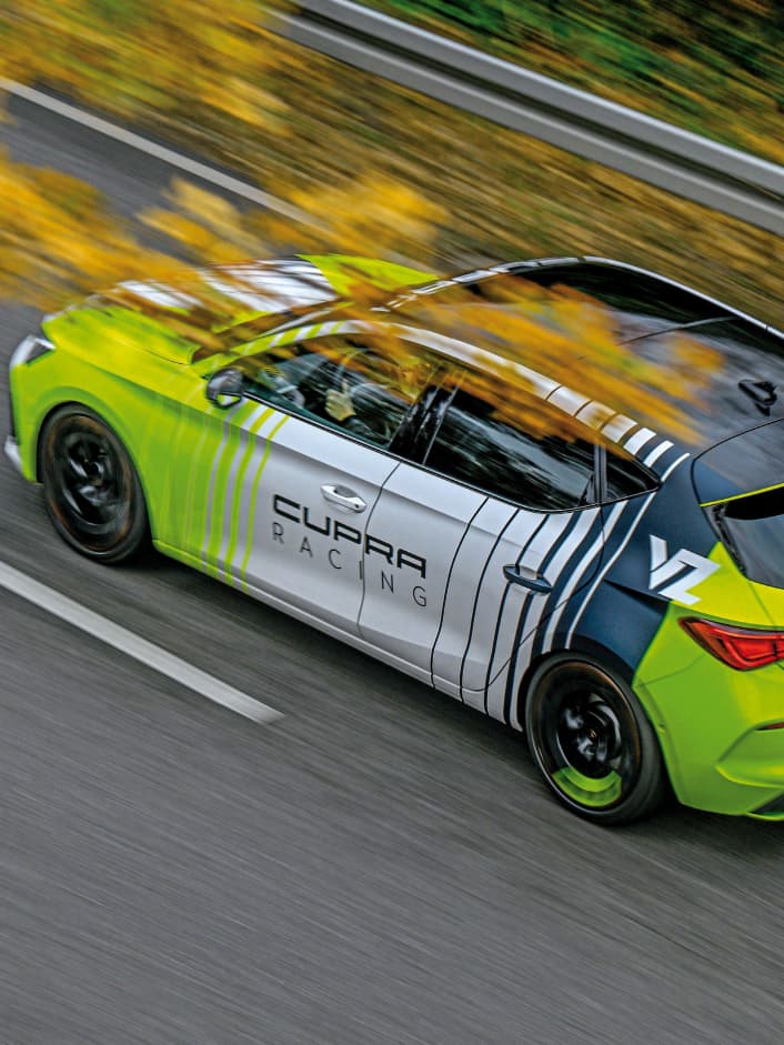Abt Cupra Leon VZ (360 PS) – Buntes Treiben