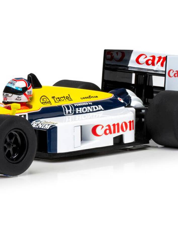 Scalextric bringt Nigel-neuen Williams FW11 als GP-Sieger von Großbritannien in 1:32
