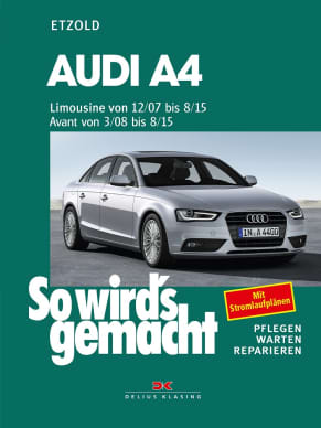 Audi A4, Limousine 12/07-8/15, Avant 3/08-8/15