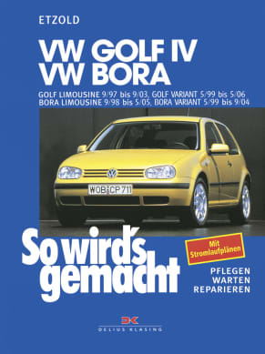 VW Golf  IV 9/97-9/03, Bora 9/98-5/05, Golf IV Variant 5/99-5/06, Bora Variant 5/99-9/04