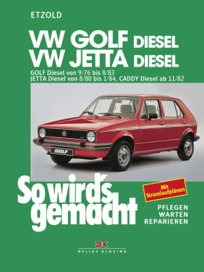 VW Golf 9/76-8/83, Jetta 8/80-1/84, Caddy ab 11/82 (Diesel)