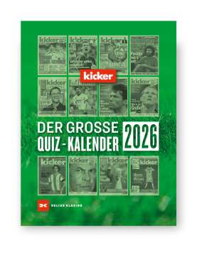 Der große kicker Quiz-Kalender 2026