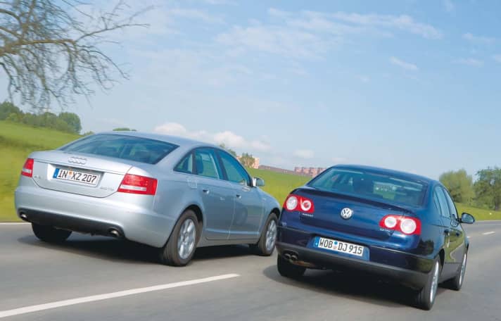   Vergleich: A6 2.0 T mit 170 PS vs. 2.7 TDI mit 180 PS