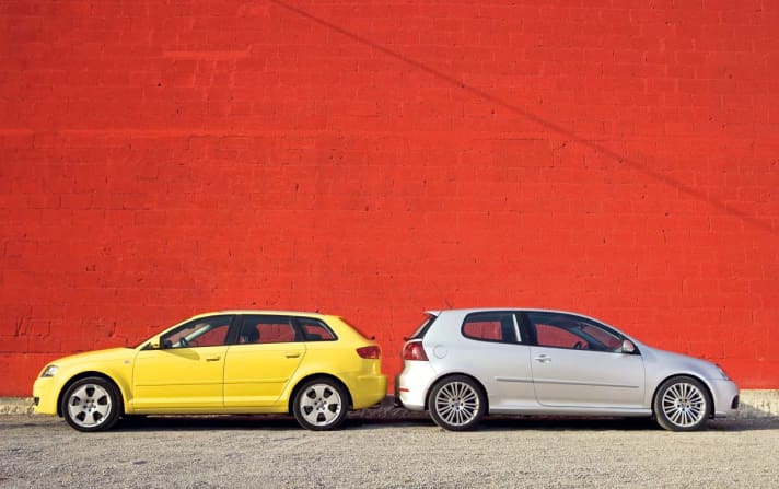   Vergleich: A3 3.2 quattro gegen Golf R32