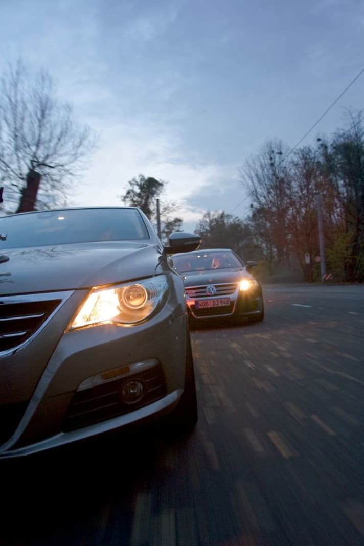   Vergleich: Passat CC 3.6 gegen Passat R36