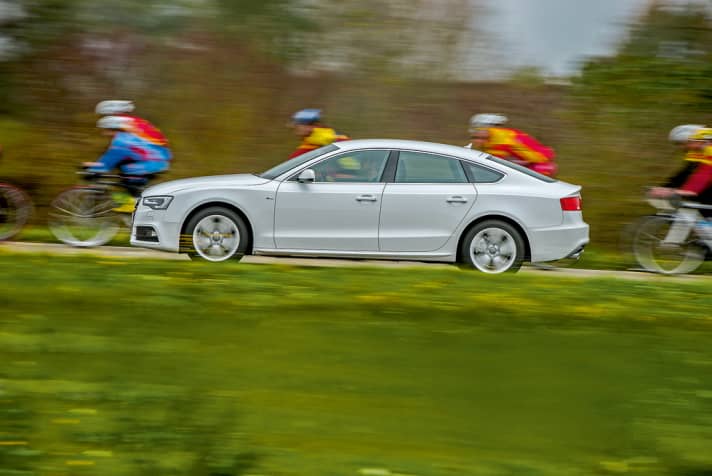   Die Silhouette des A5 Sportback gehört zum Elegantesten, was man sich auf vier Rädern erwerben kann