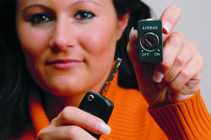   Schlüsselschalter für Beifahrer-Airbag