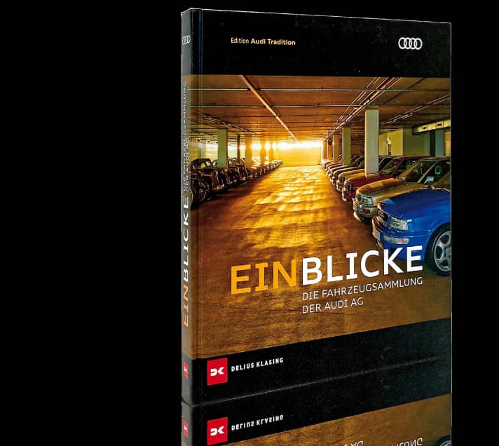 Großformatig, 385 Fotos, 256 Seiten prall – der Bildband „Einblicke“ bringt Audi-Fans ins Schwärmen