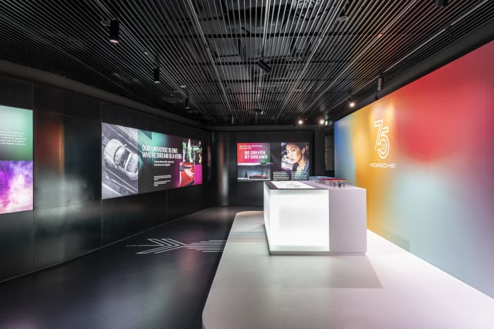 Bei 75 Jahre Porsche als interaktive Ausstellung in der Autostadt Wolfsburg geht es auch um die Träume, die diese unvergleichliche Marke so groß und unverwechselbar gemacht haben]Foto: Autostadt