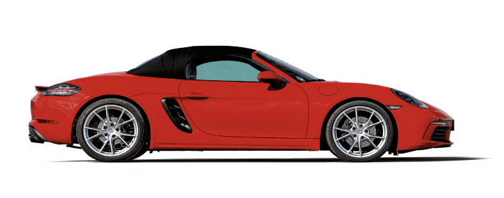 Idealmaße: niedrig, schlank,
flaches Stoffmützchen