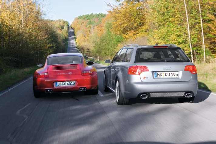   Vergleich: RS4 Avant 4.2 gegen Porsche 911 4S