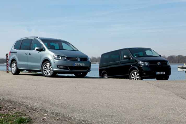   Vergleichstest: Sharan vs. T5 Multivan 2.0 TDI 140 PS