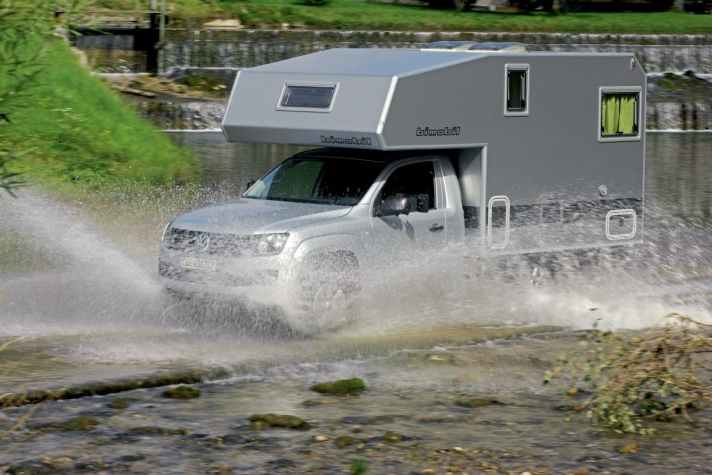   Test: VW Amarok SC 2.0 TDI 140 PS 4Motion Bimobil Husky 270/4