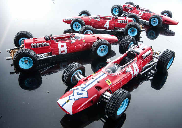Tecnomodel startet 2022 eine hauseigene 1:43-Serie. MODELL FAHRZEUG zeigt erste Bilder, hier der Ferrari 512 F1 aus der Saison 1965, und kennt mehr Details zu dem Projekt aus Opera.