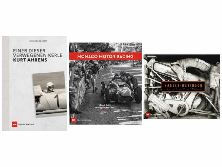 Ausgezeichnete Bücher: Kurt Ahrens, Monaco Motor Racing und Harley-Davidson