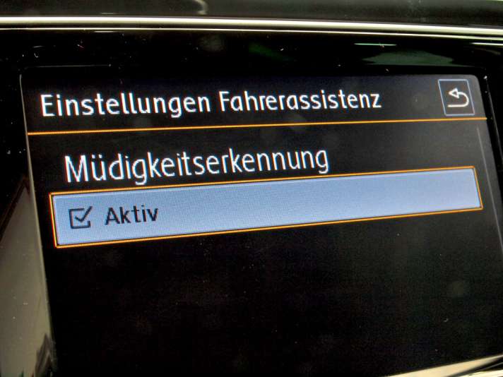   Die Müdigkeits-Erkennung des Golf 7 lässt sich nachträglich aktivieren