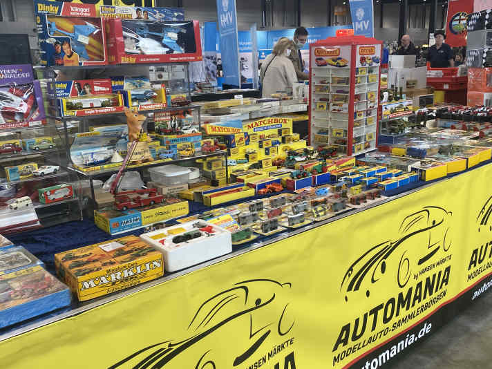 Das Thema Modellauto ist immer noch ein Publikums-Magnet. Das hat die Automania mit ihrem Angebot auf dem Oldtimer-Grand-Prix am Nürburgring 2022 eindrucksvoll unterstrichen.]