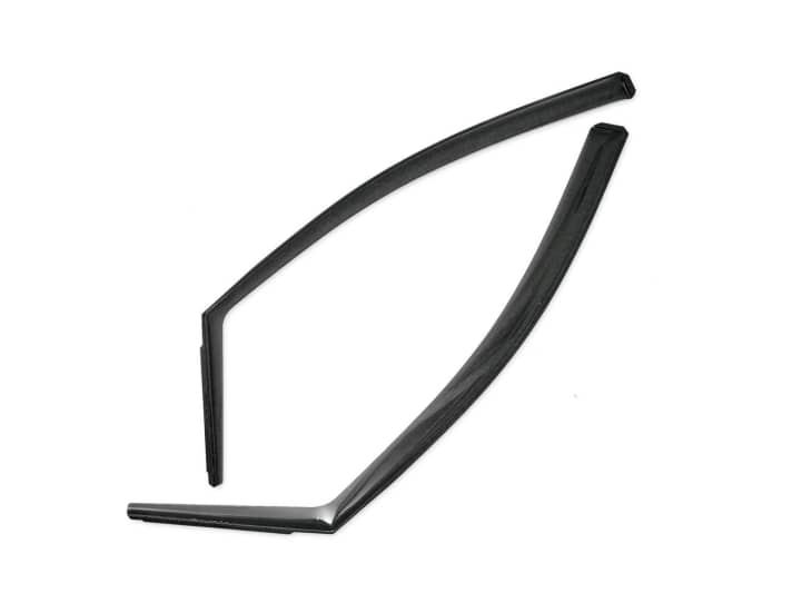   01.
 	Fahrzeugspezifische Windabweiser im Doppelpack für Fahrer- und Beifahrerseite gibt es für viele Modelle