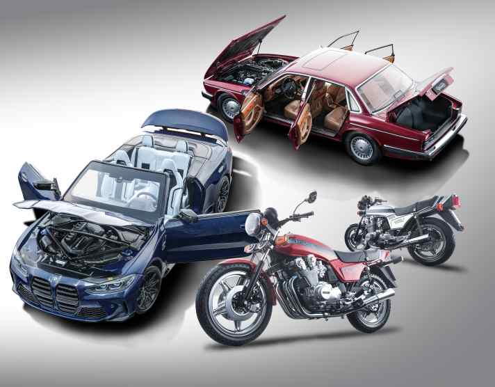 Ein heißer Neuheiten-Herbst erwartet uns auch aus Aachen. Minichamps bringt das M4 Cabrio in 1:18, die Honda Bol d’Or in 1:12 und importiert den Daimler XJ6 in 1:18 von Almost Real