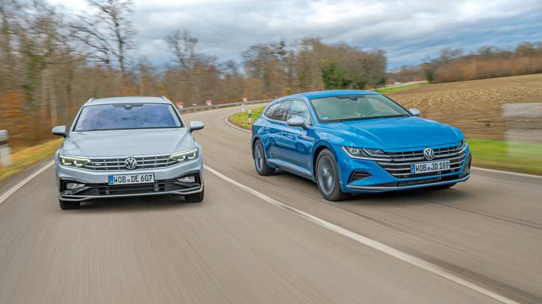 VW Passat Variant 2.0 TDI 4M vs. VW Arteon Shooting Brake 2.0 TDI 4M: Lust und Last