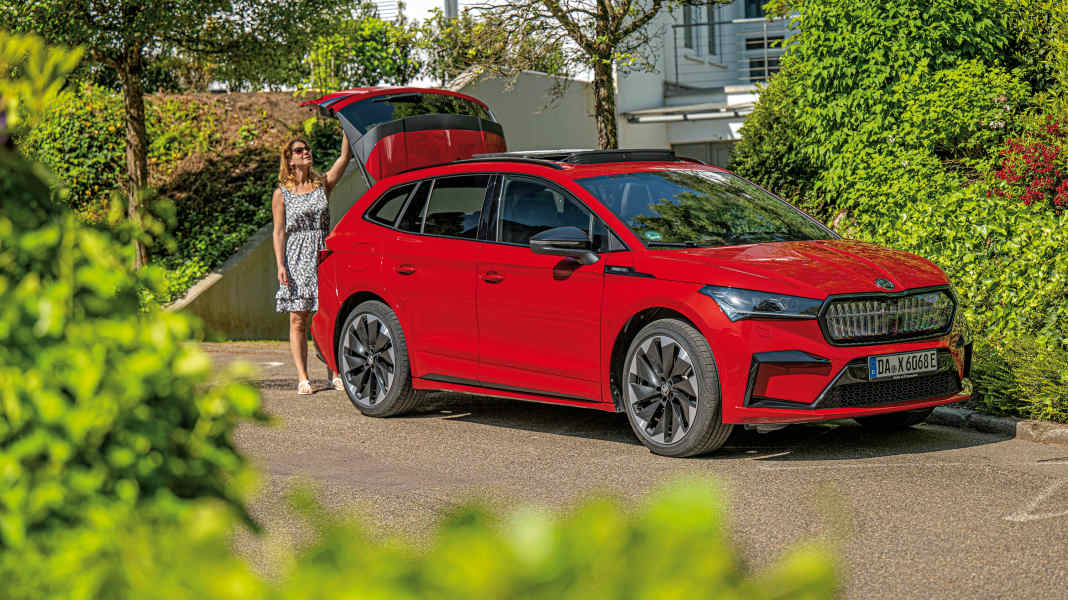 Skoda Enyaq iV 80x: Mit der Kraft der zwei E-Herzen