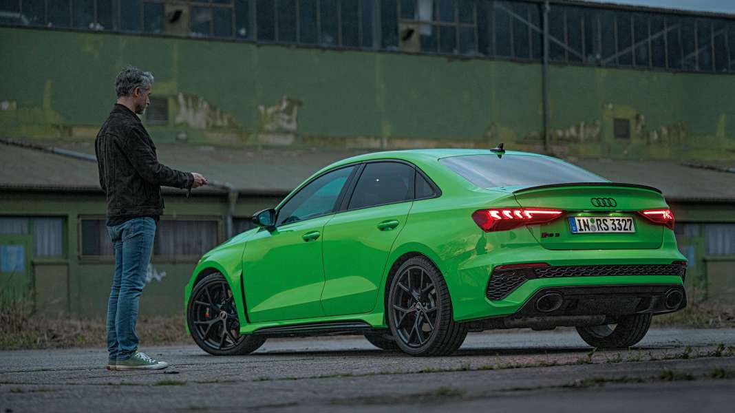 Audi RS3 Limousine: Grüne Schnelle