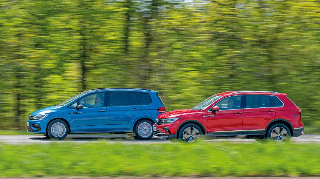 VW Touran 2.0 TDI vs. VW Tiguan 2.0 TDI: Zwist gibt es in der besten Familie