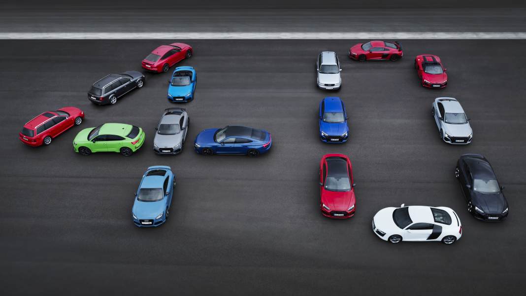 40 Jahre Audi Sport GmbH: Rote Raute trifft Grüne Hölle