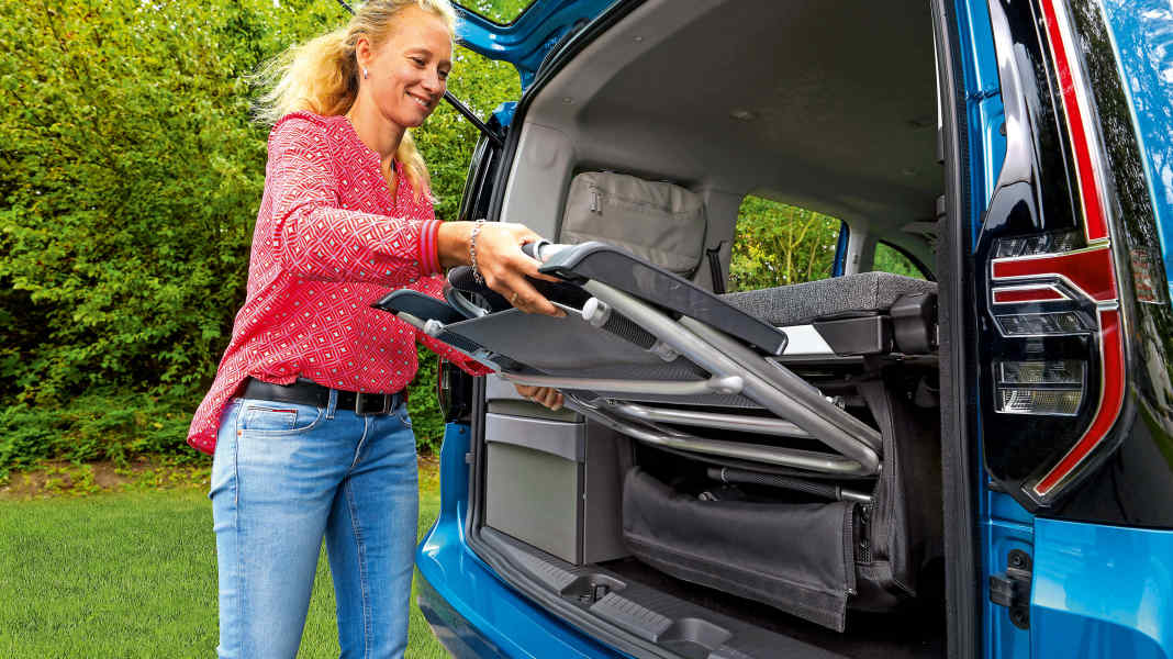 VW Caddy California: Clever Campen