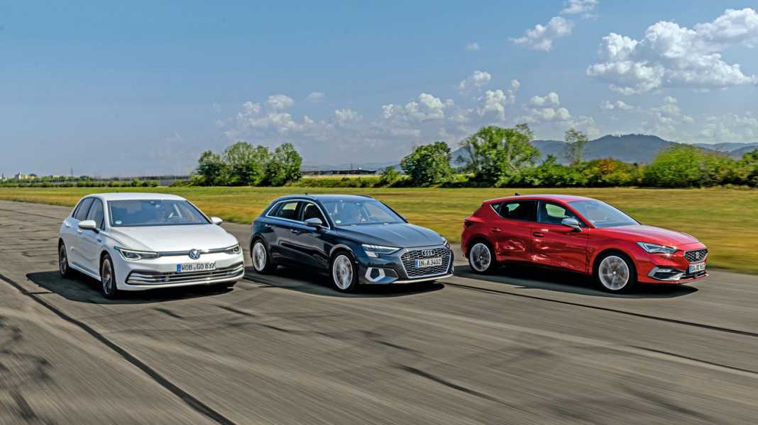 Vergleichstest: Audi A3 vs. Seat Leon vs. VW Golf - Kompakt-Könige