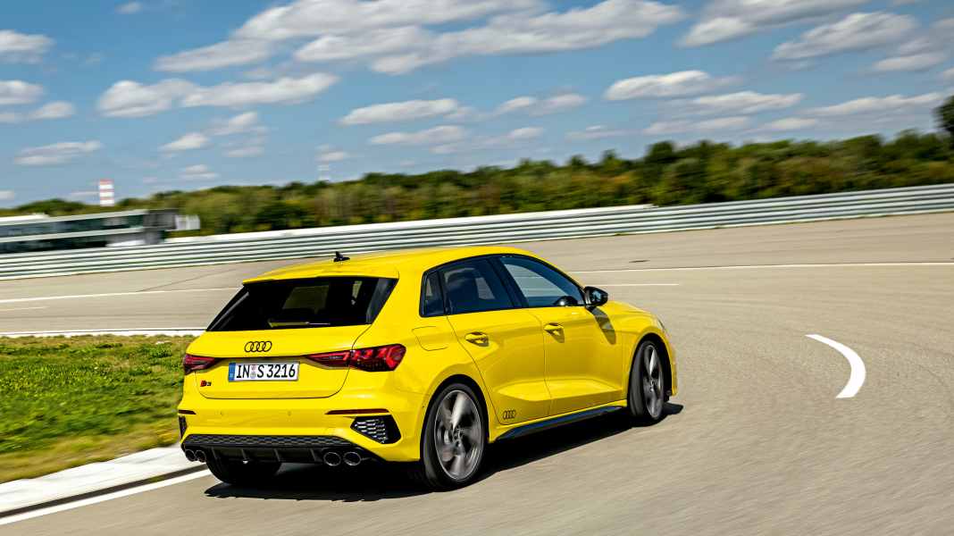 Audi S3 Sportback: Druckaufbau