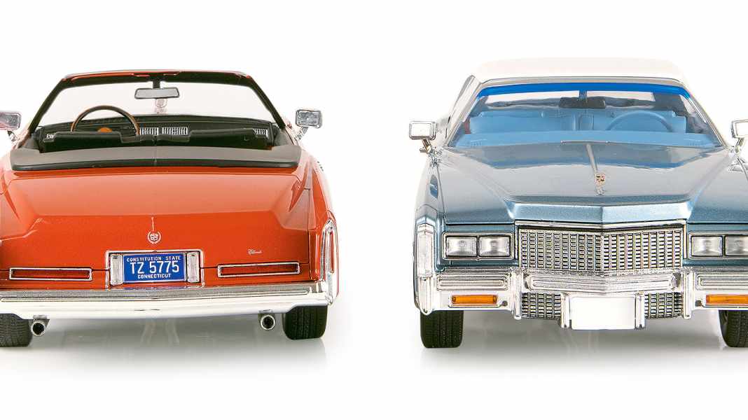 ‘76 Cadillac Fleetwood Eldorado Convertible von MCG in 1:18 – Beverly Hills 1976
