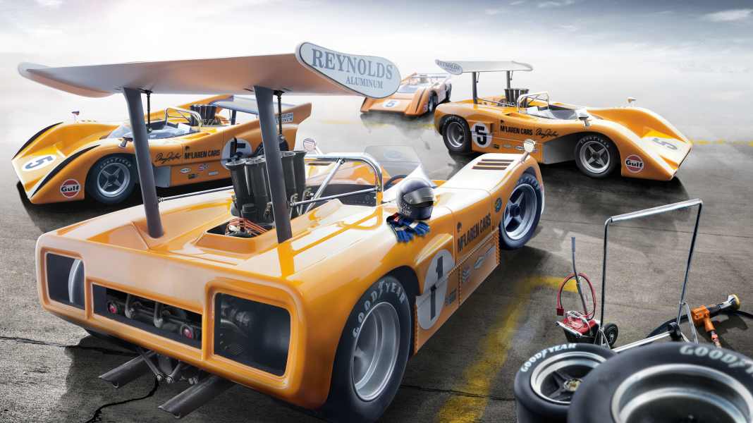 Fuhrwerk Orange – ‘69 McLaren M8B von Tecnomodel in 1:18