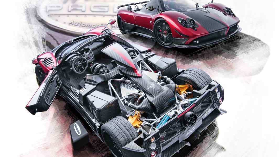 ‘09 Pagani Cinque Roadster von Almost Real in 1:18 - Zondabar