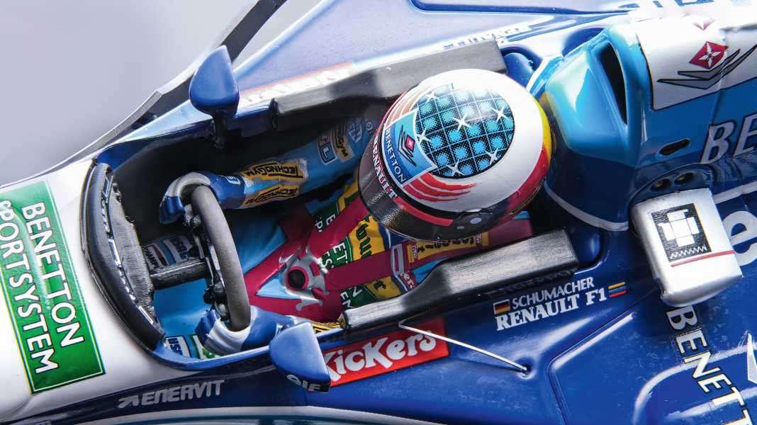 ‘95 Benetton B195 Michael Schumacher von Minichamps in 1:18 – Die Nummer 1