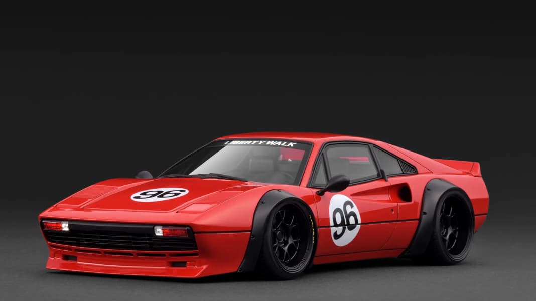 Ignition Model überrascht mit LB-Works-Ferrari 308 GTB in 1:18 aus Resine