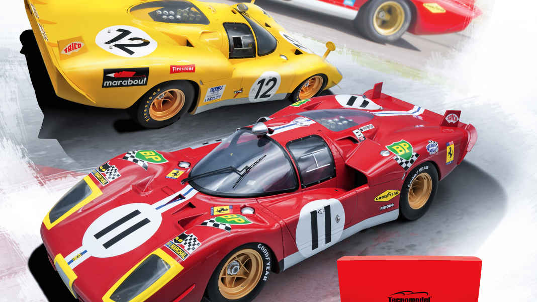 ‘70 Ferrari 512S Coda Lunga von Tecnomodel in 1:12 – Länge siegt?