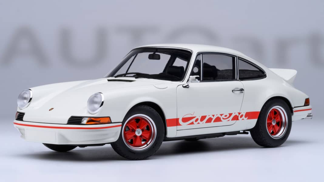 Da kommt ein Hammer-Bürzel von Autoart: der Carrera RS 2.7 in 1:18