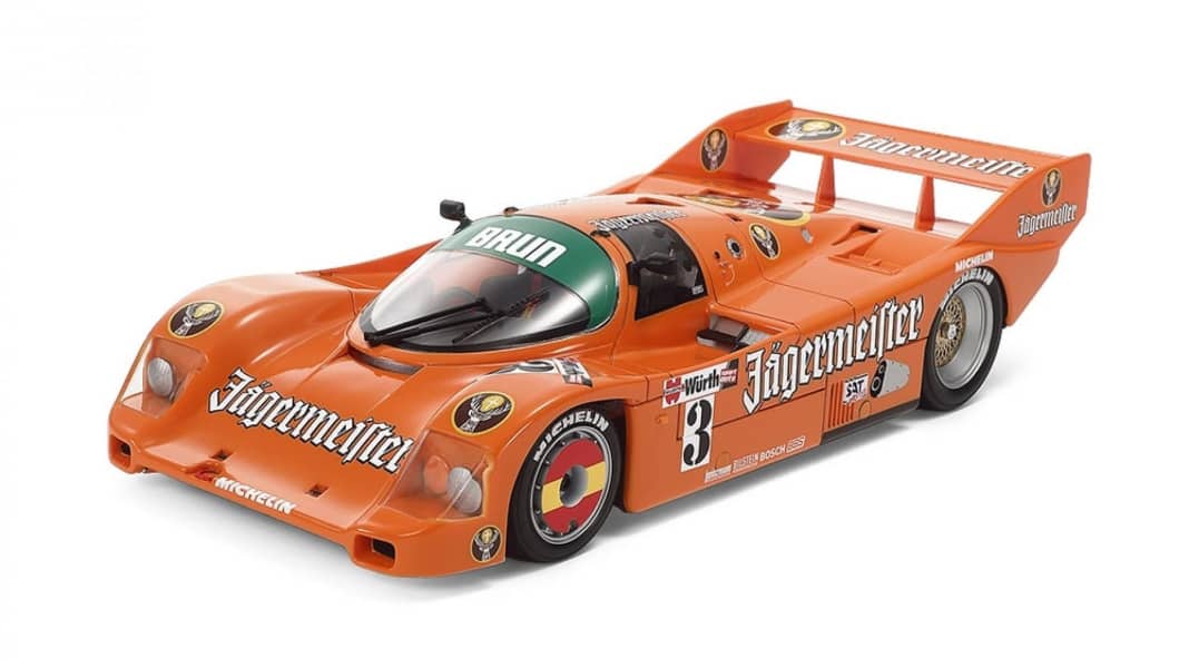 Porsche 962C “Jägermeister” startet bei Tamiya wieder in 1:24