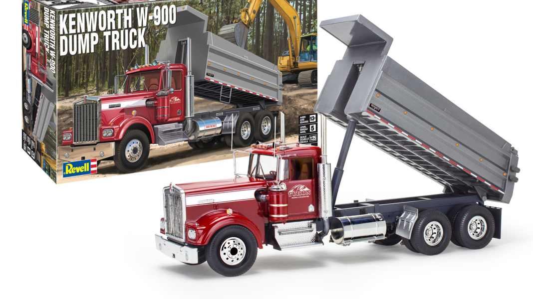 Revell macht richtig Truck: Mit einem Muldenkipper auf Kenworth-Basis in 1:25