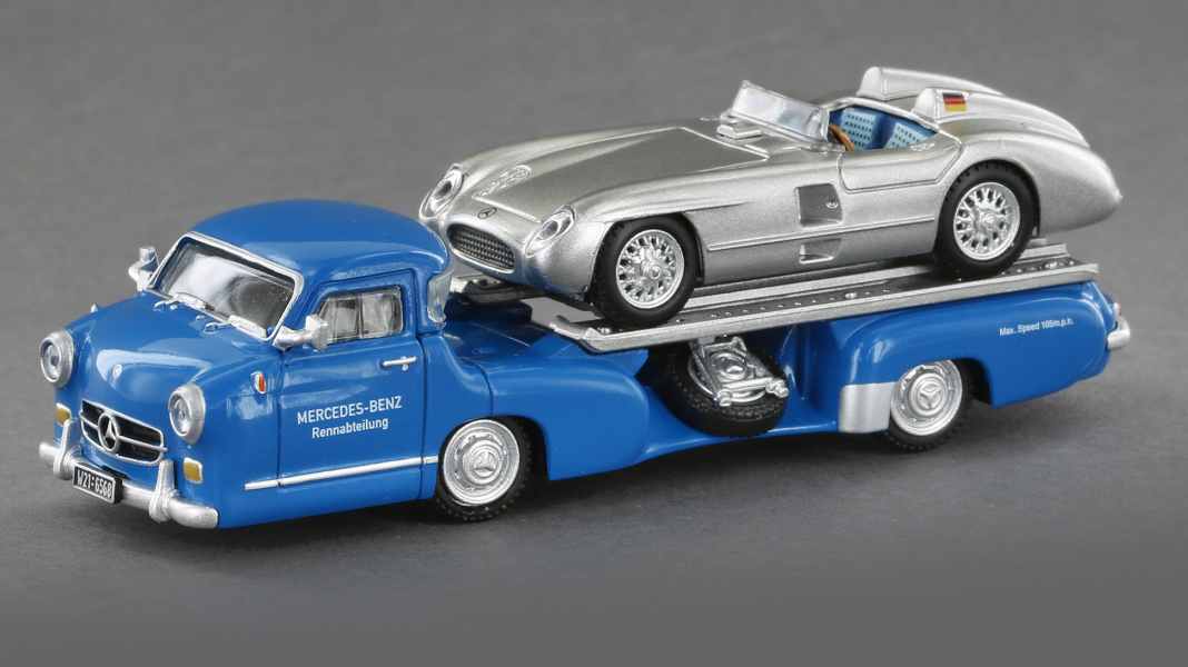 Das 1:87-Wunder: „Blaues Wunder“ und 300 SLR von Le Grand in 1:87